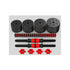 2-in-1 Dumbbell Set, 25 kg, Adjustable Strength Training and Weight Lifting for Home, Office, Gym, Black.